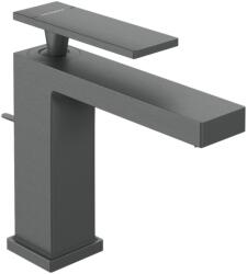 Hansgrohe Tecturis E Egykaros mosdócsaptelep 110 EcoSmart+ lefolyógarnitúra nélkül, Szálcsiszolt Fekete Króm 73011340 (73011340)