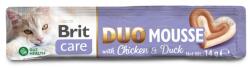 Brit Care Recompense pentru pisici Brit Care Creamy Duo Mousse Chicken Duck 4 buc x 14 gr