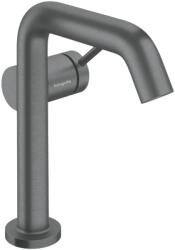 Hansgrohe Tecturis S Egykaros mosdócsaptelep 150 Fine CoolStart EcoSmart+ lefolyógarnitúra nélkül, Szálcsiszolt Fekete Króm 73341340 (73341340)