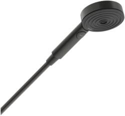 Hansgrohe Pulsify Select S Kézizuhany 105 3jet Relaxation EcoSmart, Szálcsiszolt Fekete Króm 24111340 (24111340)