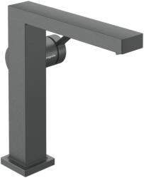 Hansgrohe Tecturis E Egykaros mosdócsaptelep 150 Fine CoolStart EcoSmart+ lefolyógarnitúra nélkül, Szálcsiszolt Fekete Króm 73041340 (73041340)