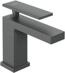 Hansgrohe Tecturis E Hidegvizes csaptelep 80 karos, hideg vízhez vagy előre beállított vízhez lefolyógarnitúra nélkül, Szálcsiszolt Fekete Króm 73013340 (73013340)