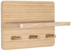 Hübsch cuier de perete din furnir de stejar 30 x 12 x 20 cm 99KK-OPUZWW_88X (881402) Agatator cuier