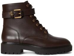 Lauren Ralph Lauren ghete scurte pentru femei din piele Allyson Logo 9BY2-OBDZSN_89X (802P12046003.200)