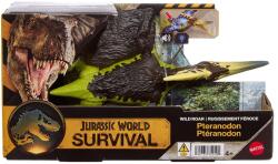 Mattel Figurina articulata, Jurassic World Survival, Wild Roar, Pteranodon, JKL78 Figurina