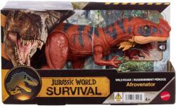 Mattel Figurina articulata, Jurassic World Survival, Wild Roar, Afrovenator, JKL76 Figurina
