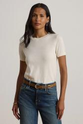 Ralph Lauren pulover cu mânecă scurtă pentru femei cu modal 9BY2-SWDZUA_01X (200P14055)