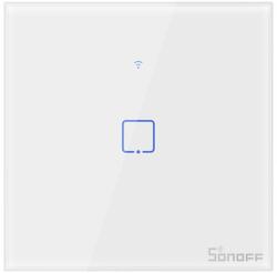 SONOFF TX T1 EU 1C WiFi + RF vezérlésű, távvezérelhető, érintős villanykapcsoló (fehér) (SON-KAP-TXT11)