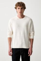 Calvin Klein pulóver férfi pamut - bézs L - answear - 51 890 Ft