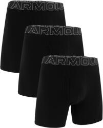 Under Armour Performance Cotton Boxerjock bokszeralsó - Black/Steel - 3 pary - L (2862395)