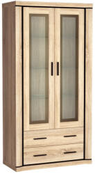 Greensite Dallas D-17 vitrin, sonoma tölgy