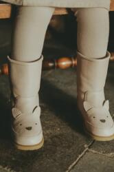 Donsje gyerek télicipő bőrből Wadudu Classic Boots Cat - rózsaszín 23