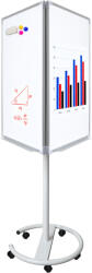 ACCENTA Whiteboard mobil cu 3 fete, 70x100 cm, ACCENTA