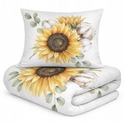 Matex Ágyneműhuzat Pamut-szatén Prestige 160x200 Napraforgók világos alapon (TM0267_33)
