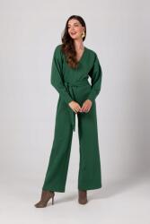 BeWear Elegáns Női Overál V-nyakkivágással Kényelmes Zöld 42 XL