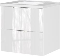 Germania Бял гланцов стенен шкаф за мивка 61x61 cm Celano - Germania (9084-84)
