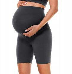  Kismama leggings Rövid Magas Állapotú Xs| Fitnesz rövidnadrág Sötétszürke (B0F5PHSZHK)