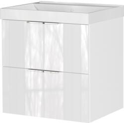 Germania Бял гланцов стенен шкаф за мивка 61x65 cm Celano - Germania (9086-84)