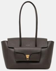 Coccinelle shopper női bőr DOUBLE BEAT - zöld Univerzális méret - answear - 166 990 Ft