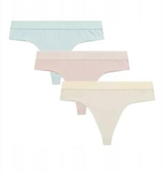 Atlantic tanga 013 3-pack BÉZS/vanília/nem Mix L (3CLP-013-BEZ/WAN/NIEJ-L)