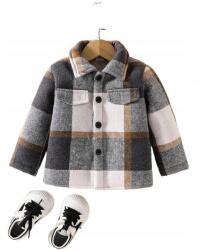 Shein Bélelt Kockás Fiú Ing 74/80