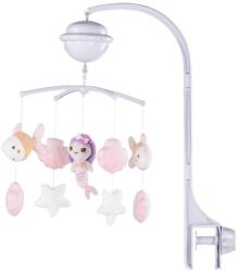 Chipolino Mermaid projektoros zenélő körforgó - Rózsaszín sellő