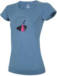 Ocun Дамска тениска Ocun Women's Classic T Organic Rainbow Rocket T-shirt - Bluestone - размер XS (916-5481-0111)