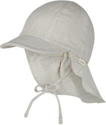 Sterntaler Детска шапка с козирка Sterntaler Kid's Schirmmütze Nacken Uni Cotton Cap - Lichtgrau - размер 47 cm (904-4918-0513)