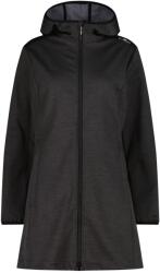 CMP Дамско софтшел яке CMP Women's Woman Parka Fix Hood Softshell jacket - Nero Melange - размер 48 (EU) (103-2544-0118)