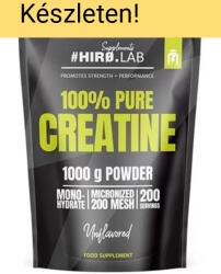 HiroLab Supplements Hiro. Lab Supplements 100% Pure Creatine 1000 g unflavored Unflavored (Natúr)