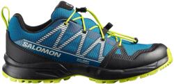 Salomon Детски мултиспорт обувки Salomon Kid's Outscape Waterproof J Multisport shoes - Mykonos Blue / Black / Acid Lime - размер 39 (EU) (702-5322-0322)
