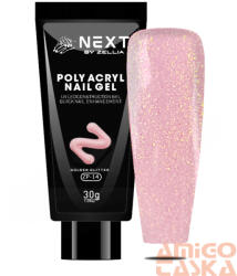  Next By Zellia Poly Gél / Acrylgel Zp-14 - Golden Glitter (ZP-14)