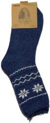 Téli Zokni Alpaka Gyapjú Thermo Gyönyörű Sötétkék 39-42 Unisex (8698695923012)