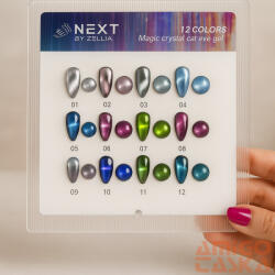  Next By Zellia - Magic Crystal Cat Eye Szín Paletta (MC-PLT)