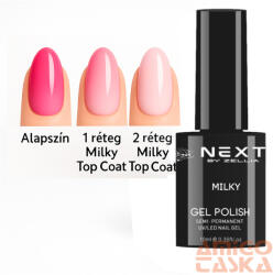  Next by Zellia Milky Top Coat - 10 ml (ZGT-01)