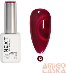  Next By Zellia Gél Lakk 10Ml - Red Wine Cat Eye - 012 (RWCE-012)