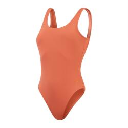 Speedo Дамски бански костюм Speedo Women's Textured Deep U-Back Swimsuit - Brown / Orange - размер 32 (EU) (150-4312-0111)