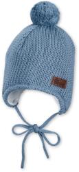 Sterntaler Детска зимна шапка (beanie) Sterntaler Kid's Knitted Beanie Pompom Beanie - Blau - размер 43 cm (904-2492-0113)