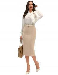 Shein Egyenes MIDI Szoknya S