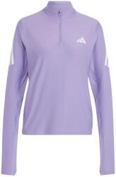 adidas Дамска тениска adidas Women's ADI365 Running Iconic Half Zip Running shirt - Magic Lilac - размер XL (916-7576-0316)