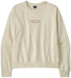 Patagonia Дамски пуловер Patagonia Women's 95 Oval Logo Daily Crew Jumper - Wool White (117-3592-0314)