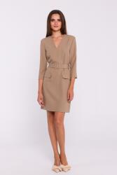 Stylove Női Ruha Női Rövid Pántos Bézs 38 M