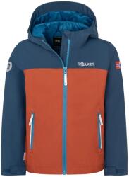 TROLLKIDS Детско водоустойчиво яке Trollkids Kid's Telemark Jacket Waterproof jacket - Red Clay / Mystic Blue - размер 122 (EU) (703-3032-1816)