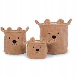 Childhome Teddy Bear 3 db-os játékkosár szett (CCBTBSET)