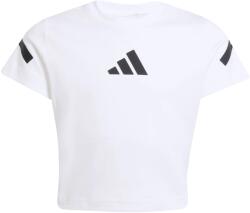 Adidas Детска тениска adidas Kid's Z. N. E Baby Tee T-shirt - White / Black - размер 164 (EU) (704-6102-0114)