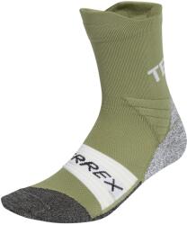 adidas Terrex Мъжки чорапи за бягане Adidas terrex XPR Trail Crew Socks Running socks - Tent Green - размер 37-39 (EU) (207-1202-0311)
