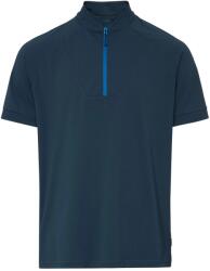 Vaude Мъжка фланелка с къс ръкав за колоездене Vaude Adlux Half Zip Shirt Cycling jersey - Dark Sea - размер M (056-3952-0212)