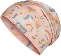 Sterntaler Детска зимна шапка (beanie) Sterntaler Kids' Beanie Unicorns Beanie - Staubrosa - размер 47 cm (904-3654-0113)