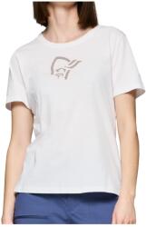 Norrøna Дамска тениска Norrøna Women's /29 Cotton Activity Embroidery T-shirt - Pure White - размер XS (916-1079-0511)
