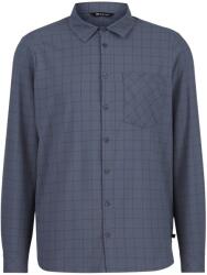 Heber Peak Мъжка риза с копчета Heber Peak WillowHe. Trekking Shirt L/S Shirt - Smoke / Black - размер 4XL (033-3018-0317)